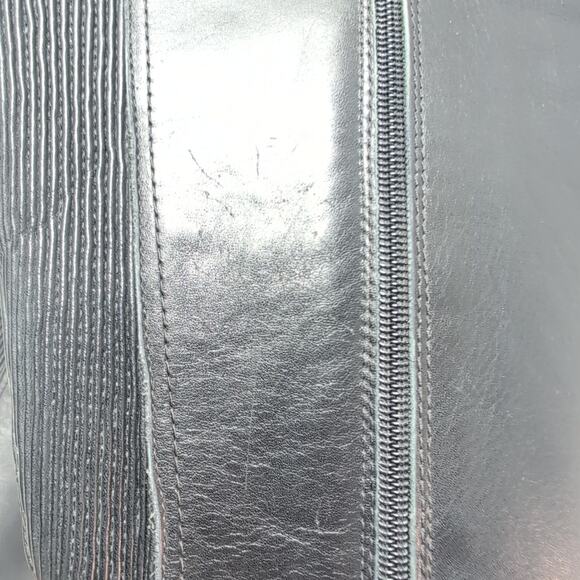 David Tate Branson Extra Wide Calf BlackLeather Riding Boots Women's 10M Stretch - Picture 9 of 9